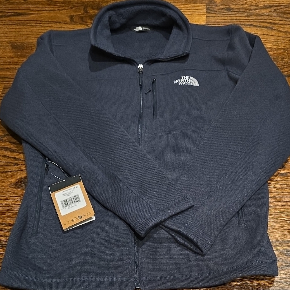The North Face Men's Dark Blue Zip-Up Sweater